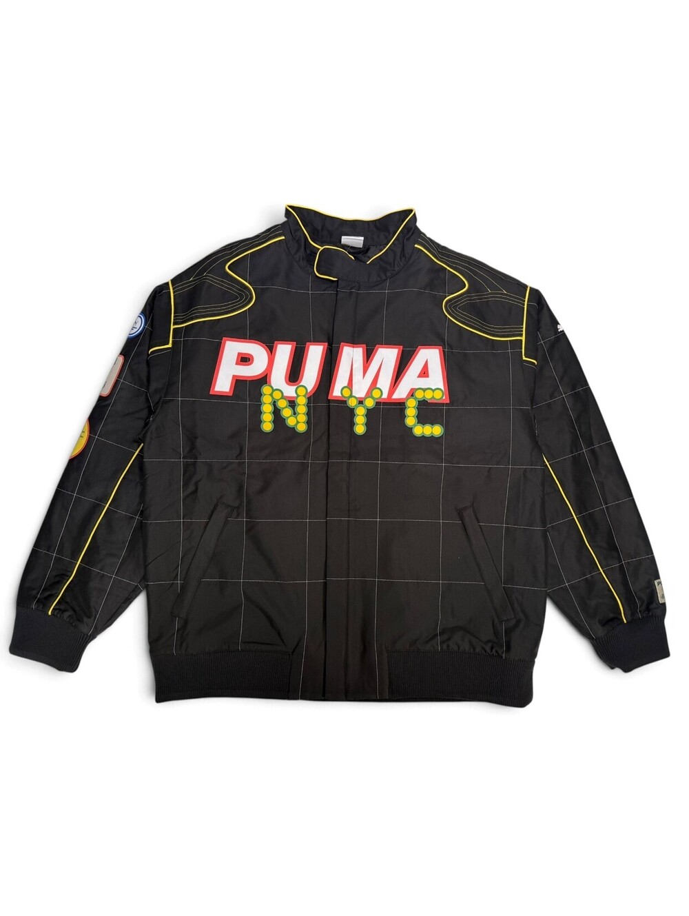 PUMA NYC New York City Racer Jacket $195 Race Jacket 631368 01 Men's 2XL RARE!